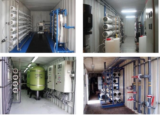 35000 جزء في المليون مياه البحر التناضح العكسي مصنع Watermaker SS316L المواد