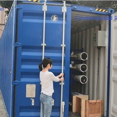 محطة تحلية مياه البحر المتنقلة ، محطة تحلية مياه البحر ، محطة تحلية مياه البحر ، حاويات