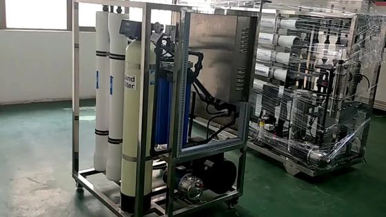 FRP Filter Seawater RO Plant تعمل بالطاقة الشمسية بنسبة 20-30٪ معدل الاسترداد