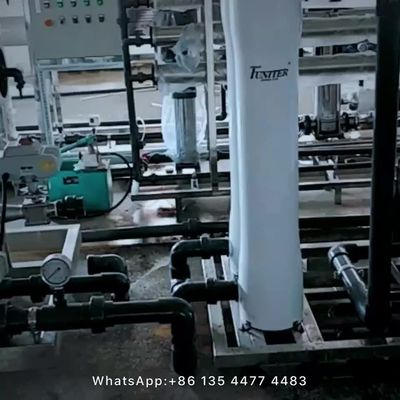 2000LPH المياه المالحة RO مصنع BWRO معالجة مادة الفولاذ المقاوم للصدأ