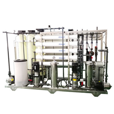 مصنع RO للتناضح العكسي التجاري 500 LPH مع أنبوب الضغط UPVC