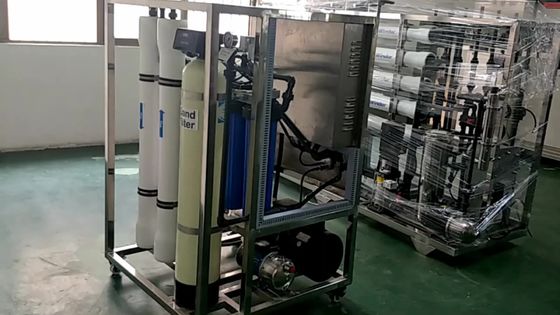 PLC Control 1000LPH نظام تنقية مياه البحر للري